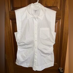 Derek Lam 10 Crosby Ivy Ruched Button Down Shirt